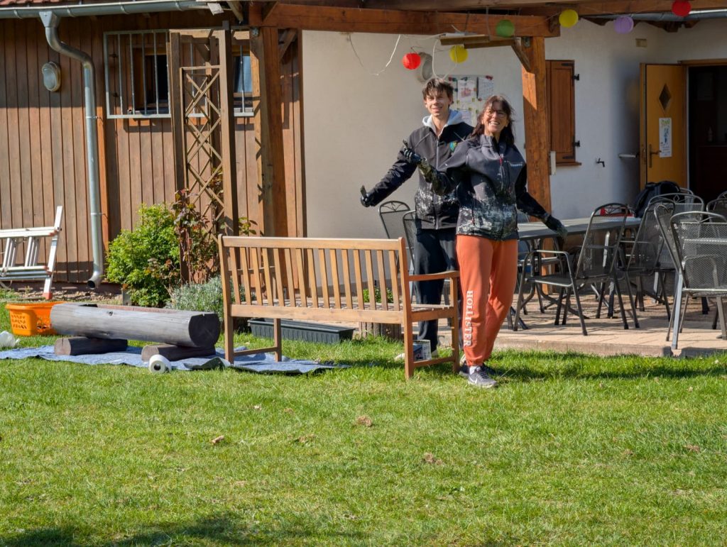 Tennisheim vorbereiten